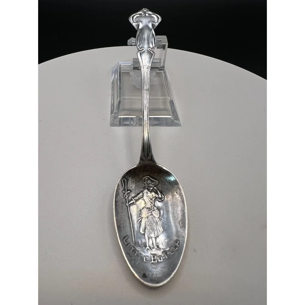 Antique Art Nouveau Sterling Silver Little Bo-Peep Spoon PAYE & BAKER